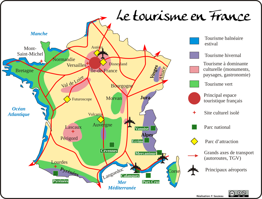 carte france tourisme