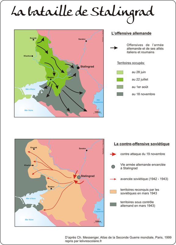 La bataille de Stalingrad | L'atelier carto d'HG Sempai