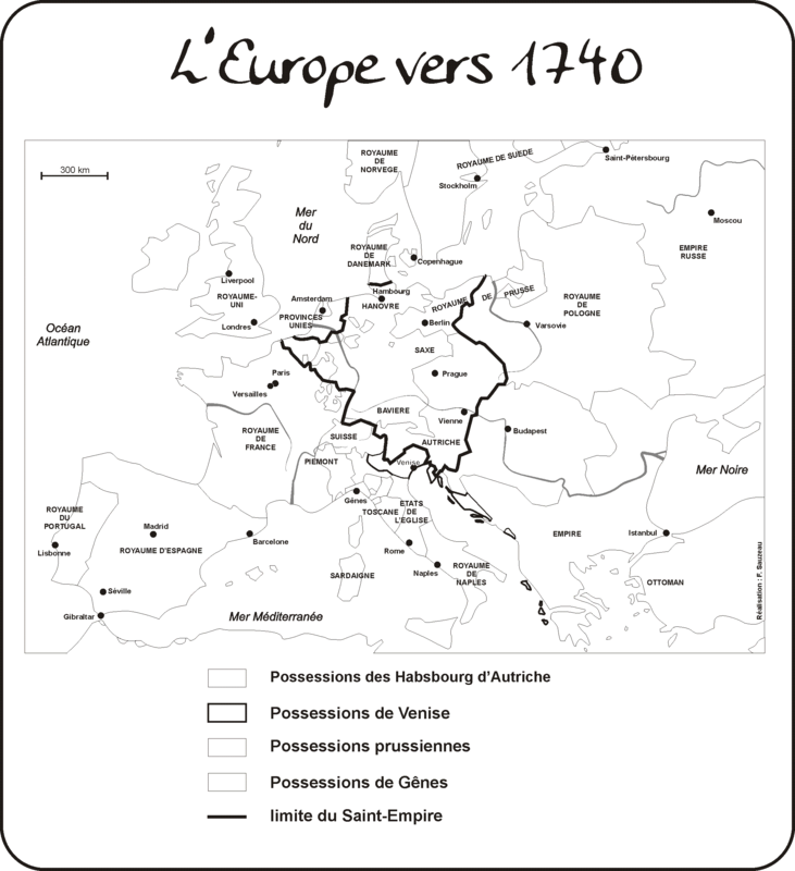  Document: Carte muette : Europe politique