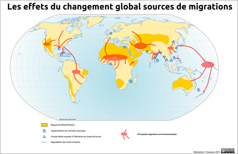 Changement global et migrations | L'atelier carto d'HG Sempai