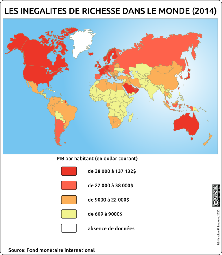Les inégalités de richesse dans le monde | L'atelier carto d'HG Sempai